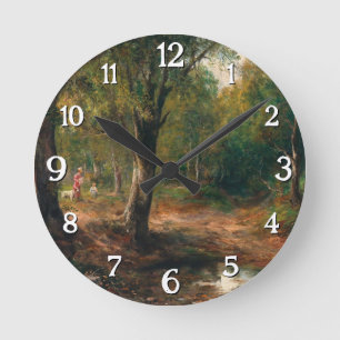 Horloge Ronde Une promenade dans la forêt - Emil Barbarini