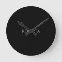 Unique moderne Black Grey Ajouter son propre nom
