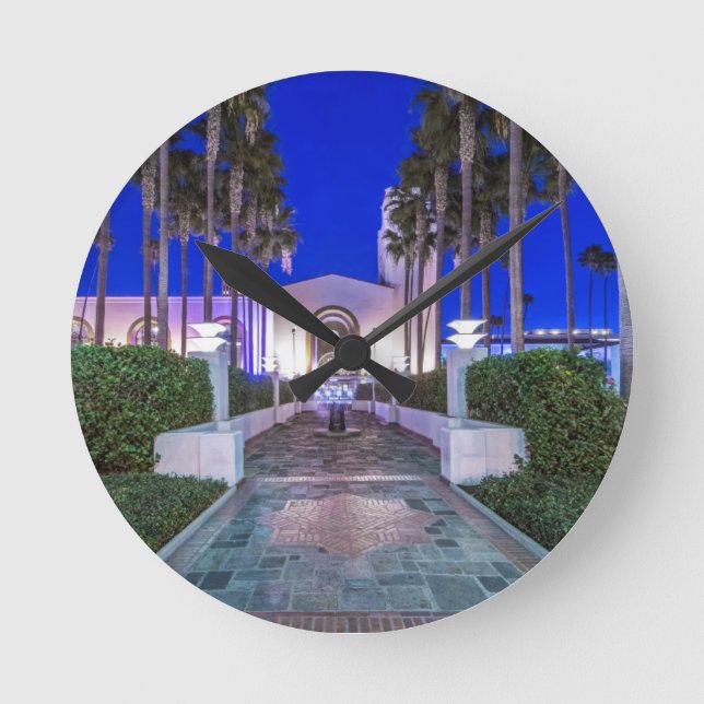 Horloge Ronde USA, Californie, Los Angeles, Union Station (Recto)