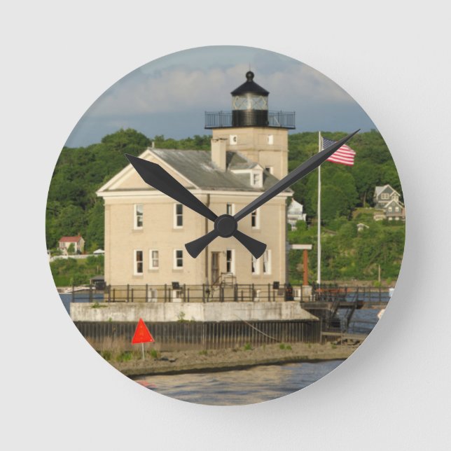 Horloge Ronde USA, New York, Kingston, Hudson River. Rondout (Recto)