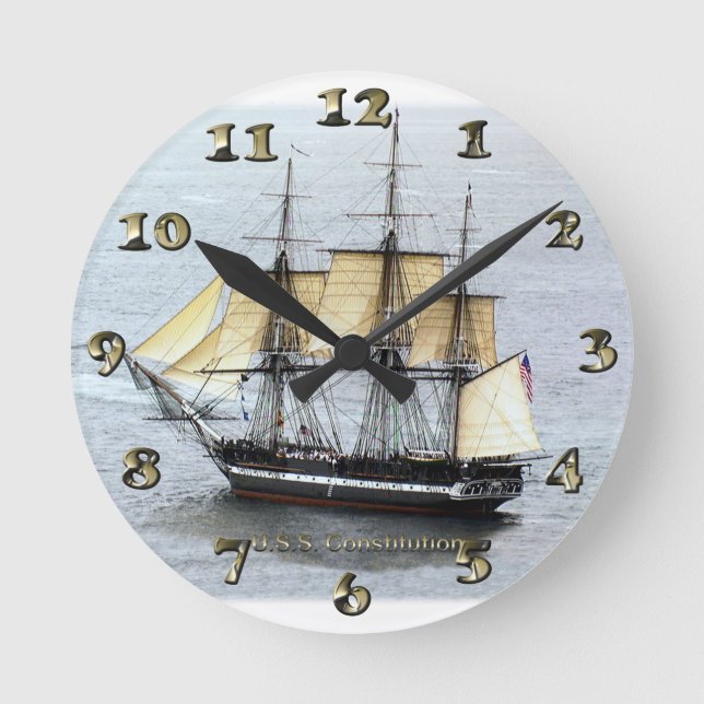 Horloge Ronde USS Constitution at Full Mask (Recto)