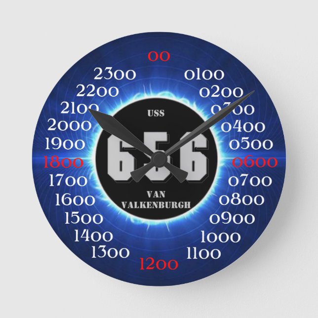 Horloge Ronde USS van Valkenburgh (DD-656) (Recto)
