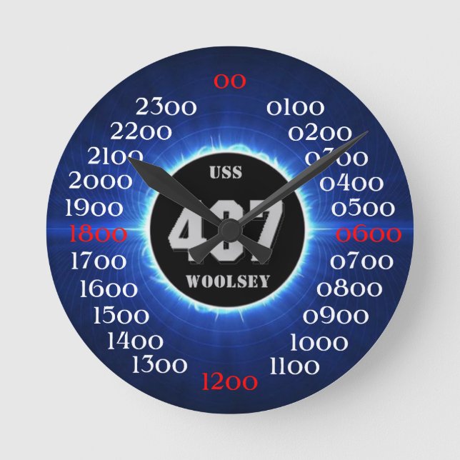 Horloge Ronde USS Woolsey (DD-437) (Recto)
