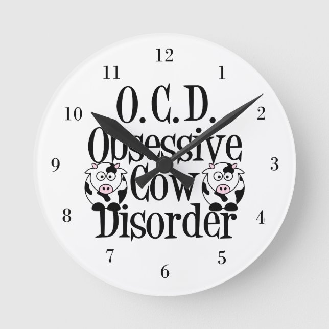 Horloge Ronde Vache mûre (Recto)