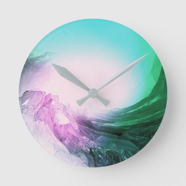 Horloge Ronde Vague cristalline (Recto)