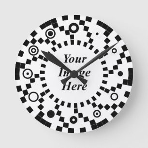 Horloge Ronde Vague spirale de sphères binaires par Kenneth Yonc