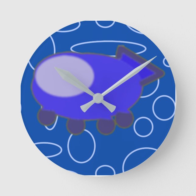 Horloge Ronde Vaisseau spatial (Recto)