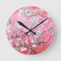 Van Gogh Almond Blossoms rose Bleu