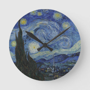 Horloge Ronde Van Gogh Starry Night Wall Clock