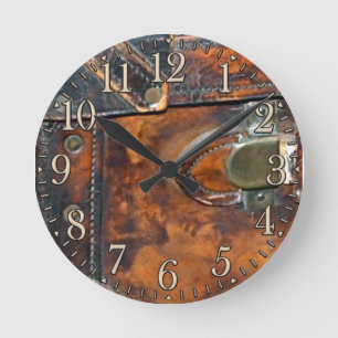 Horloge Ronde Vapeur-punk Vintage antiquité Tronc à vapeur