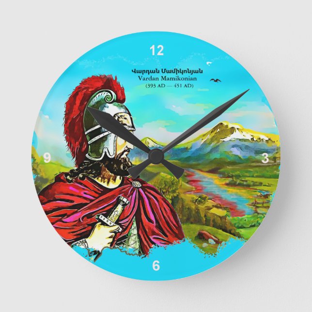 Horloge Ronde Vartan Mamikonian (Recto)