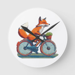 Horloge Ronde Vélo Fox