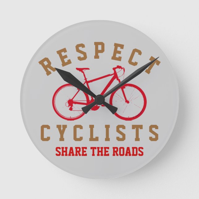 Horloge Ronde vélo - vélo + vélo (Recto)