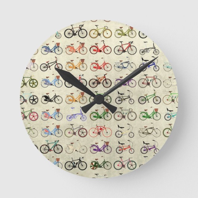 Horloge Ronde Vélos (Recto)