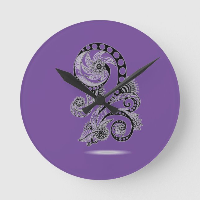 Horloge Ronde Velvet (Recto)