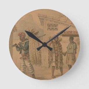Horloge Ronde Vendeurs d'ail et d'oignon, 1826 (la semaine sur