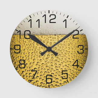 Horloge Ronde Verre de bière