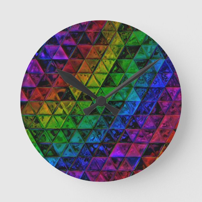 Horloge Ronde Verre de fierté (Recto)