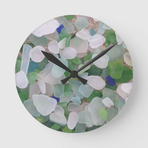Horloge Ronde Verre de mer de l'océan