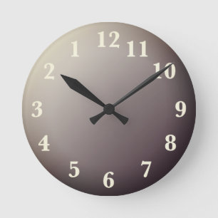 HORLOGE RONDE VERROUILLAGE DES ARRIÈRES