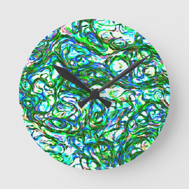 HORLOGE RONDE VERT (Recto)