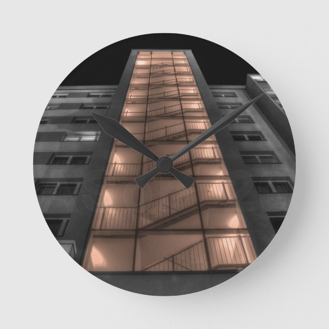 Horloge Ronde Verticales (Recto)