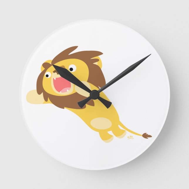 Horloge Ronde Very Hungry Cute (Recto)