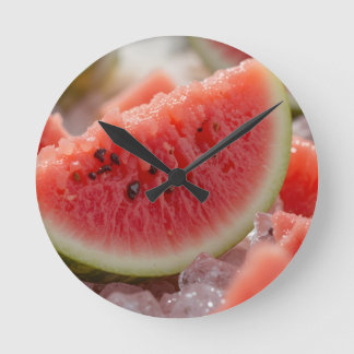 Horloge Ronde Vibes d'été glaciales