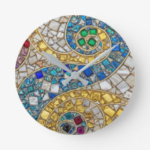 Vibrant mosaïque artistique de couleur