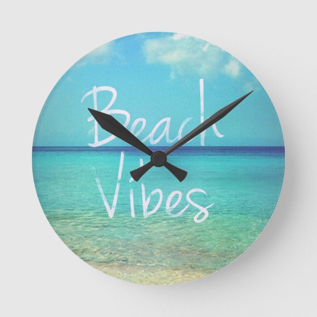 Horloge Ronde Vibraphone de plage (Recto)
