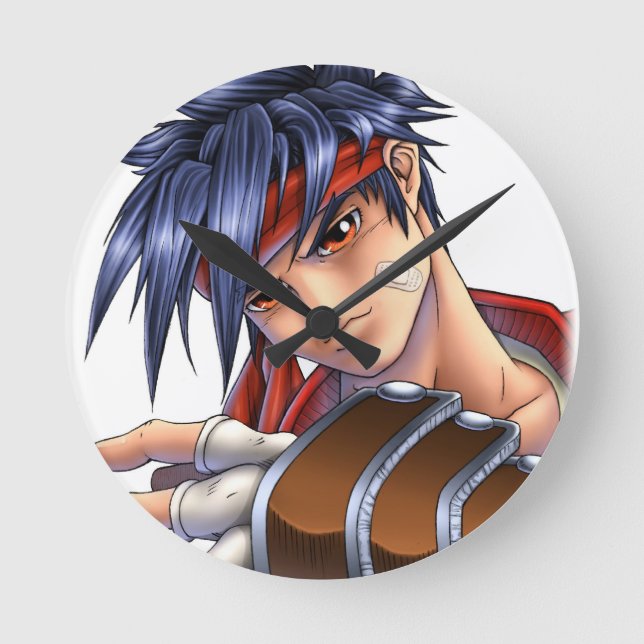 Horloge Ronde Vidéo Game Art (Recto)