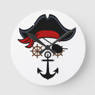 HORLOGE RONDE VIE PIRATE