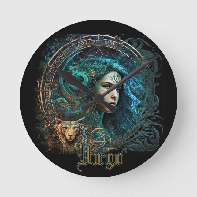 Horloge Ronde Vierge (Recto)