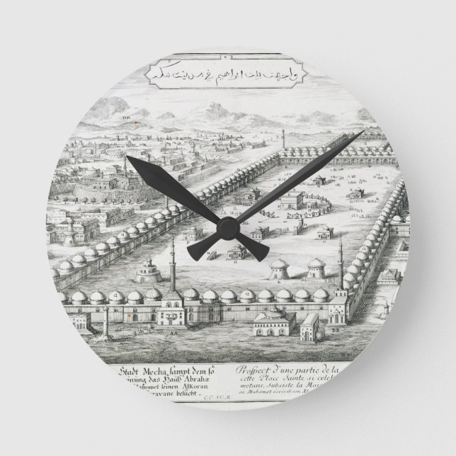 Horloge Ronde View of Mecca, from 'Projet de (Recto)