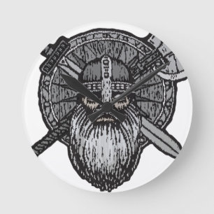 Horloge Ronde viking homme germanique norse raide