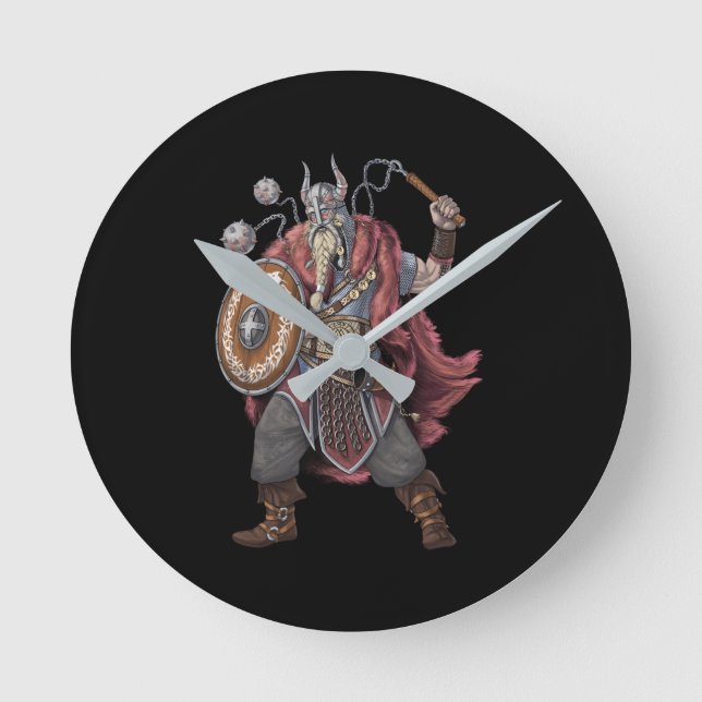 Horloge Ronde Viking Warrior (Recto)