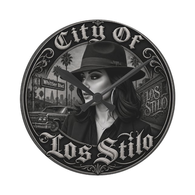 Horloge Ronde Ville de Los Stilo  (City of Los Stilo Round Clock)