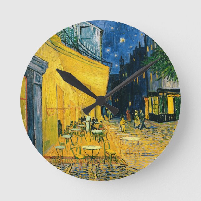 Horloge Ronde Vincent van Gogh | Cafe Terrace, place du Forum (Recto)