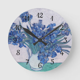 Horloge Ronde Vincent Van Gogh. Iris  