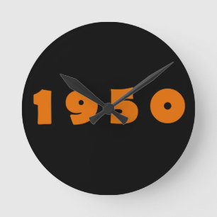 Horloge Ronde vintage 1965