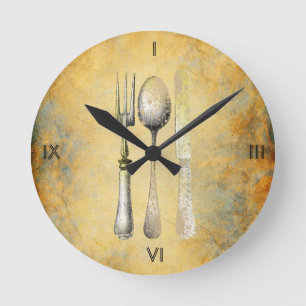 Horloge Ronde Vintage Charm Kitchen Clock