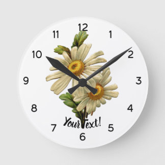 Horloge Ronde Vintage Daisy