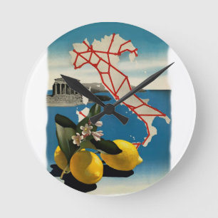 Horloge Ronde Vintage Italie