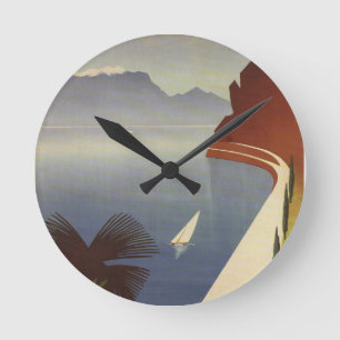 Horloge Ronde Vintage Lake Garda Riva Torbole Italie Tourisme