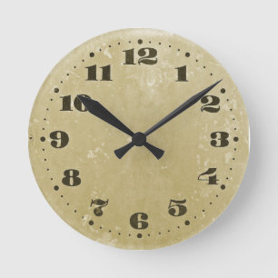 Horloge Ronde Vintage shabby clock