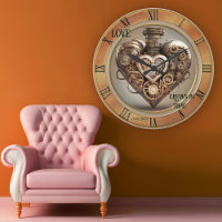 Vintage Steampunk Cœur Anniversaire