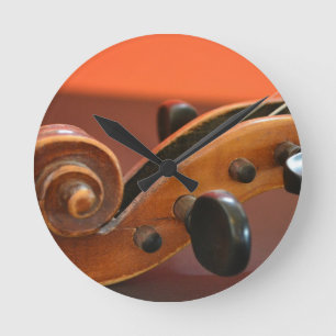 Horloge Ronde Violin classical stringed musical instrument