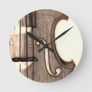 Horloge Ronde Violon, Viola, Cello ?