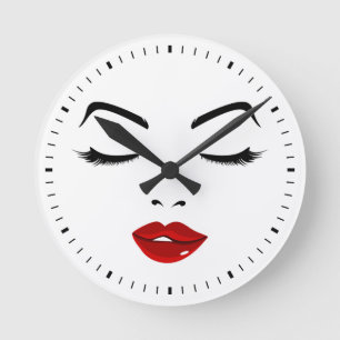 Horloge Ronde Visage élégant