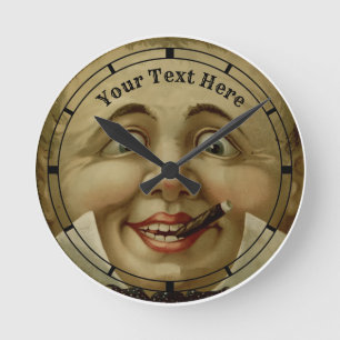 Horloge Ronde Visage rond antique